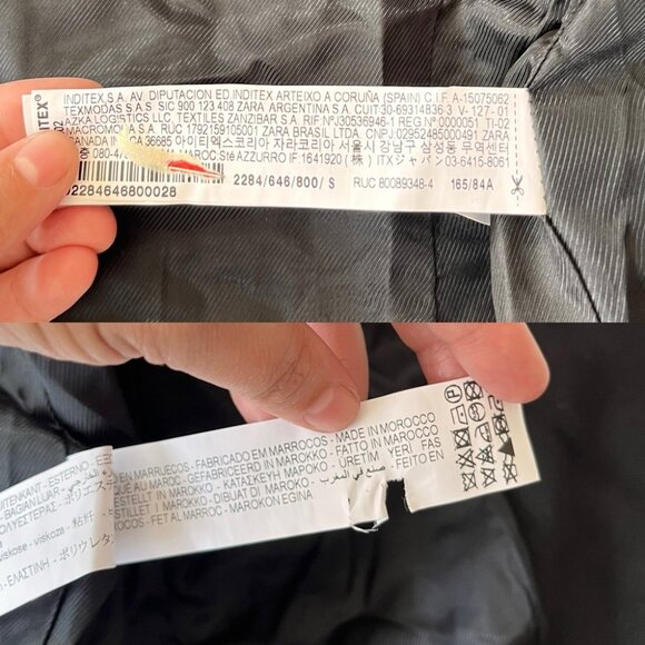 NWT Zara Tailored Double-Breasted Blazer with Gold Buttons S - Picture 12 of 16